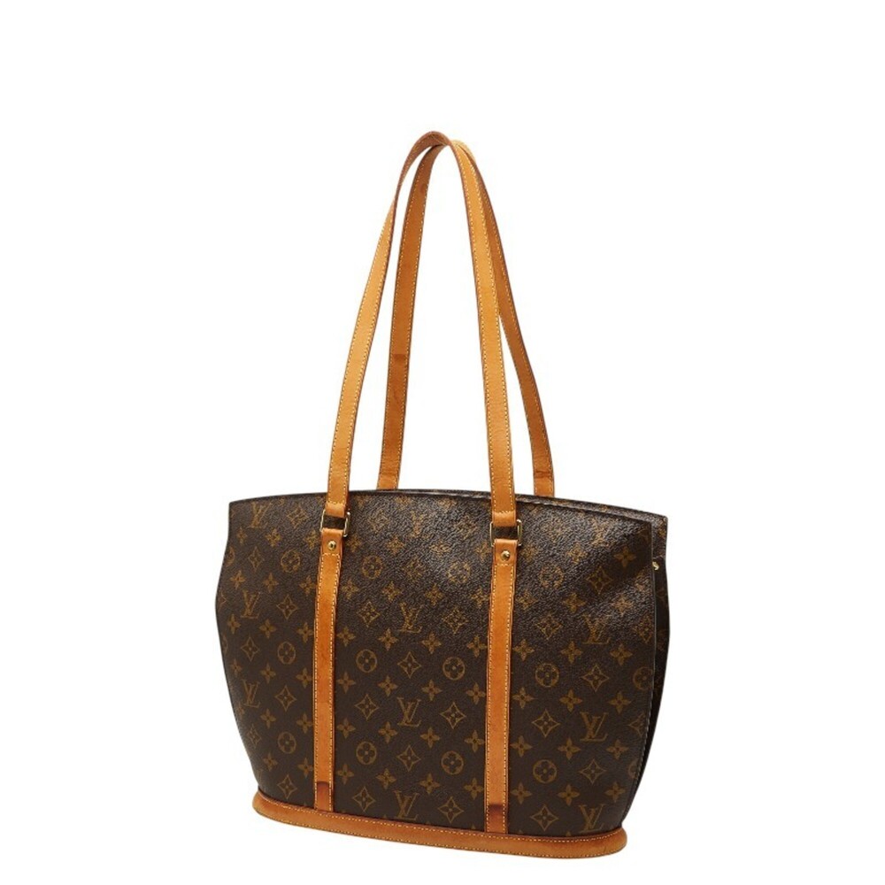 LOUIS VUITTON Authentic Brown Monogram Leather Tote Bag - Picture 2 of 12